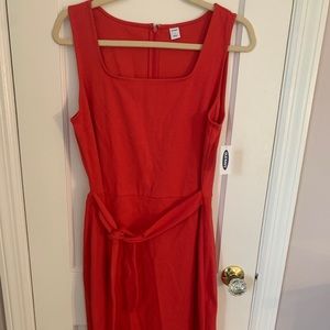 NWT Old Navy belted sheath dress size L
